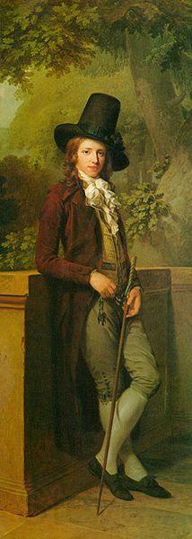 TISCHBEIN, Johann Heinrich Wilhelm Portrat des Herrn Chatelain Spain oil painting art
